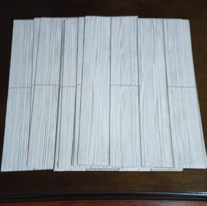 12 Sheets Distressed Wood Grey 11 X 16 Peel And Stick Wallpaper